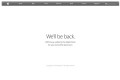 Apple Store: "We"ll be back"